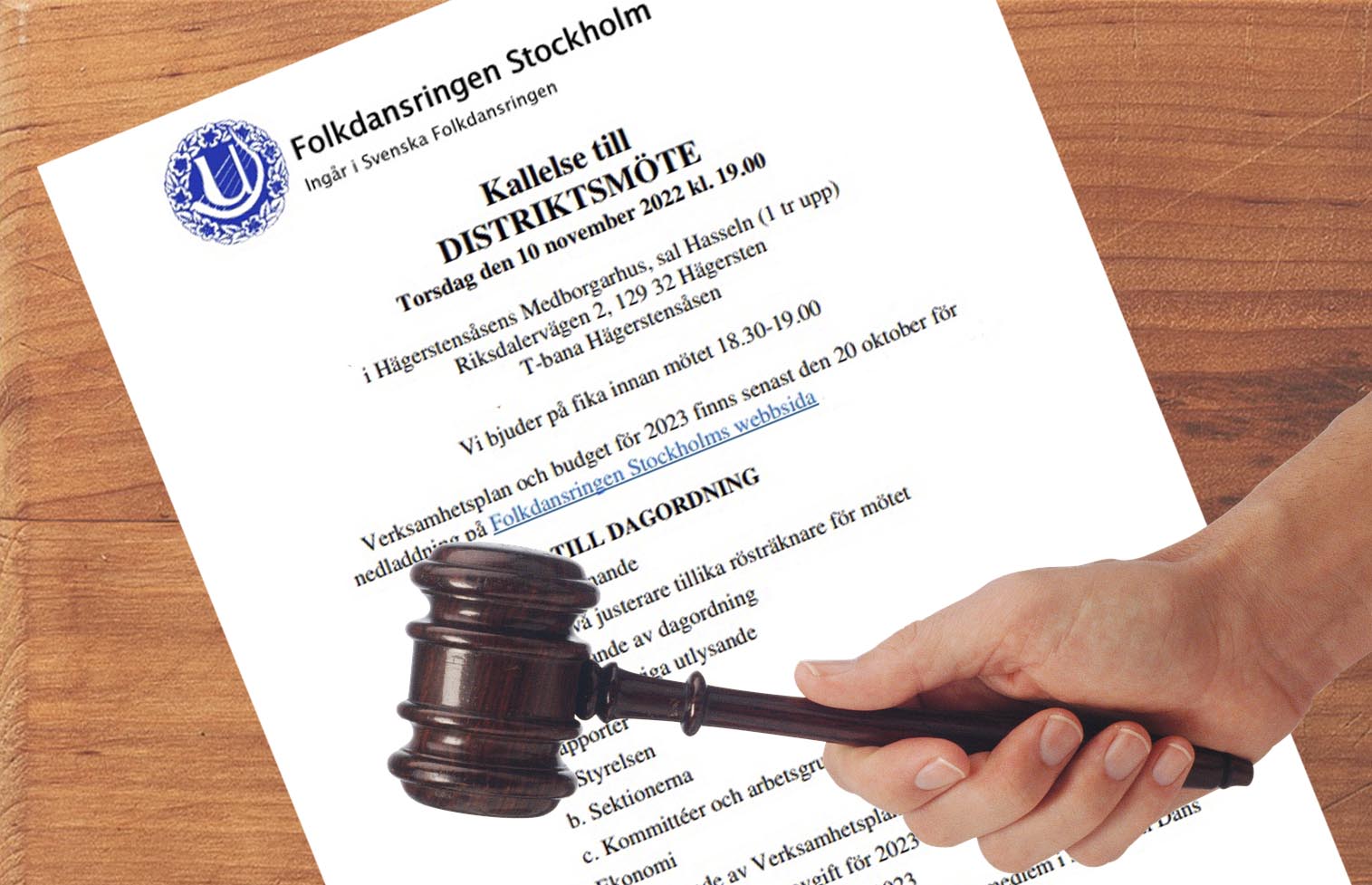 2023-03-27 – Folkdansringen Stockholms årsmöte 2023
