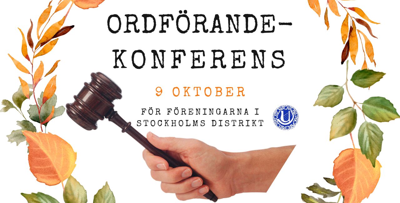 2023-10-09 – Ordförandekonferens